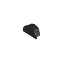 End Cap Smooth-Fit 30x15mm Black