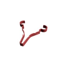 Clip Safe-D Stag Clip Fire Rated Single 6-8mm Red0