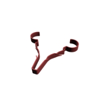 Clip Safe-D Stag Clip Fire Rated Twin 6-8mm Red0