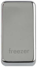 Schneider GET Ultimate Grid Switch Rocker Cap marked Freezer Mirror Steel (Pack of 6)