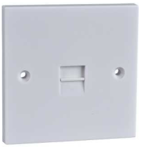 Schnider GET 1 Gang Telephone Secondary Socket