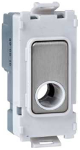 Schneider GET Ultimate Grid Flex Outlet Stainless Steel White Insert