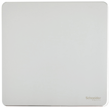 Schneider GET Ultimate 1 Gang Screwless Blank Plate Painted White