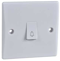 Schneider Ult Slim 1G 2W Retractive Switch (Bell)