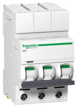 Schneider Square D IKQ 20A Triple Pole 10kA C Curve MCB