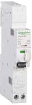 Schneider Square D IKQ 6A 1P+N 1 Module C Curve 10kA 30mA Type A RCBO