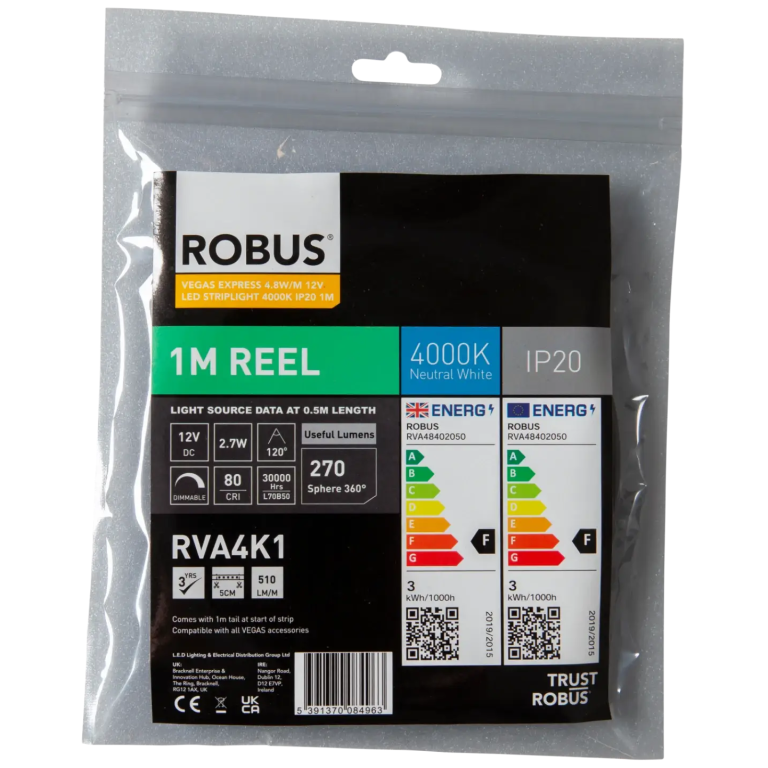 Robus 4.8W 12V STRIP CW IP20 1