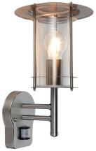 Saxby 4479782 Wall Light+PIR E27 60W S/S