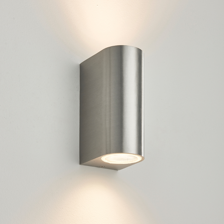 DORON WALL LIGHT 2x35W GU10 STAINLESS STEEL