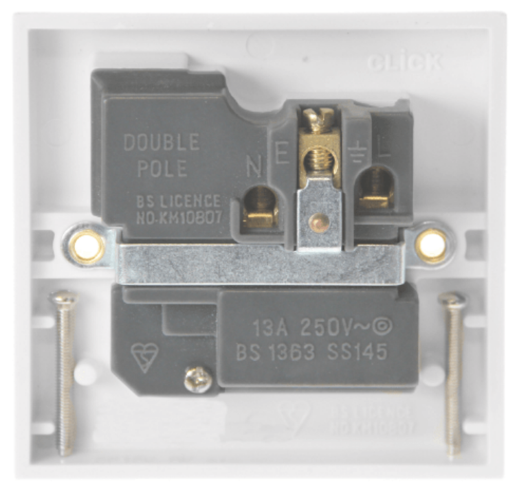 POLAR 13A 1G DP Switched Socket Outlet