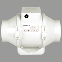 FAN 5" INLINE C/W TIMER