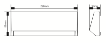 LED STEPLIGHT HORIZ 3.8W