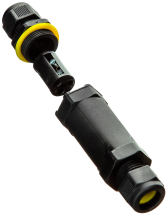 Timeguard 20A In-Line Cable Connector IP68 Black