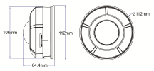 Timeguard 360Â° Ceiling Mounted Occupancy PIR Detector