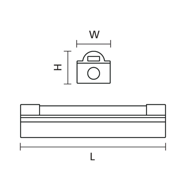 S BTN 19W 4FT WHI 4K