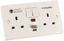 Timeguard 13A 2 Gang Passive RCD Socket White