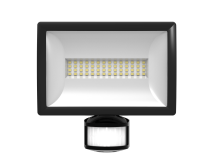 Timeguard 20W LED Floodlight with PIR Black 4000K