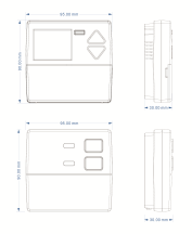 ROOM STAT DIGI W/LESS