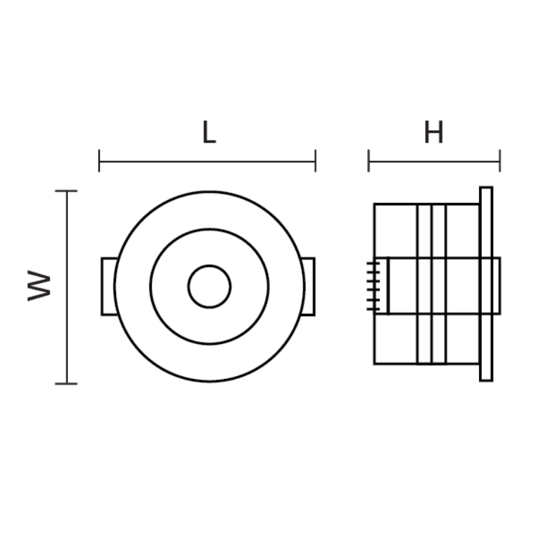 WOODHEAD EMER DOWNLIGHT