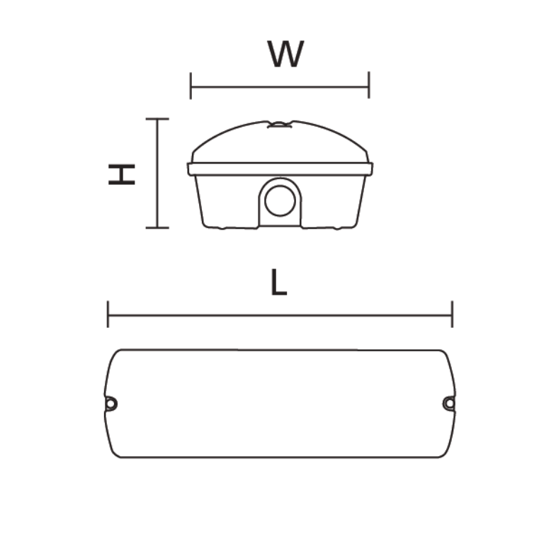 LED BULKHEAD EMER 3W