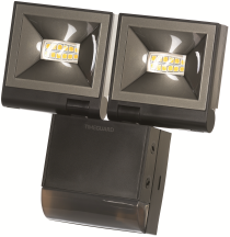 Floodlight LED Compact PIR 2 x 10W Black