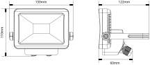 Timeguard 10W LED Floodlight White 5000K