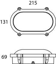 Timeguard 15W LED Bulkhead 5000K