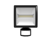 Timeguard 10W LED Floodlight with PIR Black 4000K