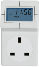 Timeguard Electronic Plug in Thermostat with 24 Hour Timer