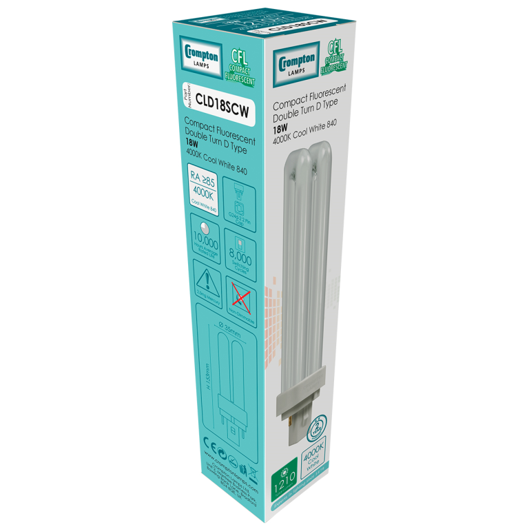 CROMPTON CLD18SCW CFL 2P