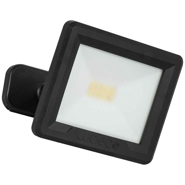 LED FLOOD 10W C/W BLACK