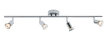 230V GU10 Quad Bar Spotlight - Chrome