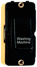 Grid-IT 20AX DP Rocker Module Washing Machine Black/Black