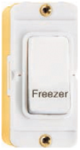 Grid-IT 20AX DP Rocker Module Freezer Black/Black