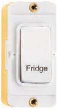 Grid-IT 20AX DP Rocker Module Fridge White/White