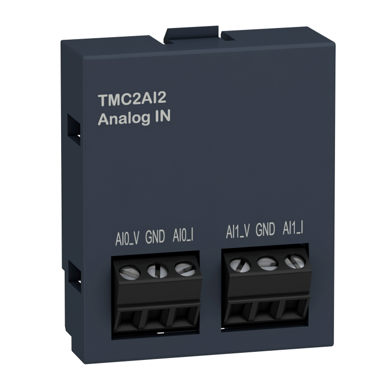 Analogue Input Cartridge, 2 Current or Voltage Channels