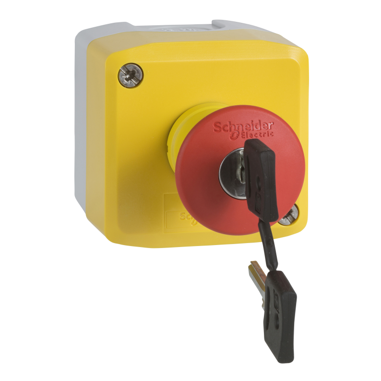 Yellow Complete Emergency Stop Control Station