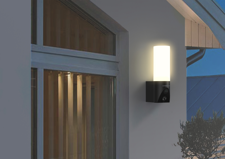 L2H-PRHCAMBK SMART OUTDOOR PORCH LIGHT W/ CAMERA