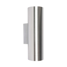 Wall Light Up&Down GU10 50W Brushed Aluminium