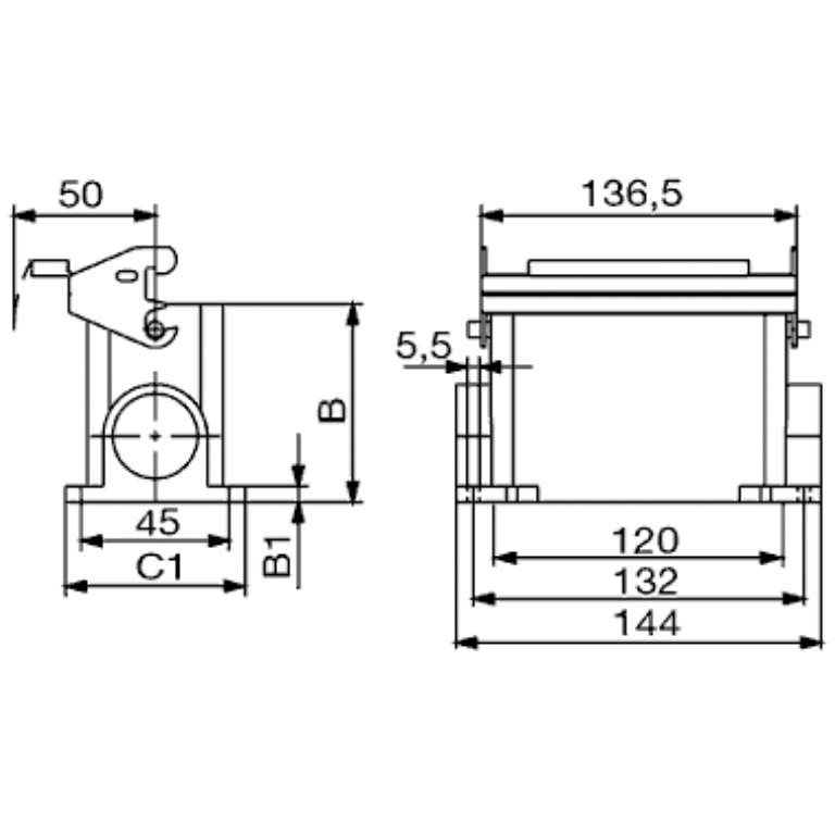 24 Pin Base Housing 