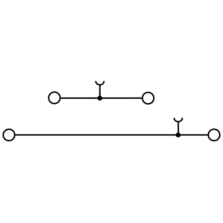 Feed Through Terminal Double Tier WDK 1.5/R3.5