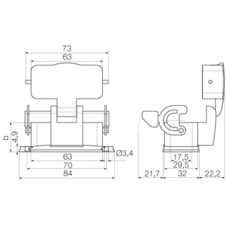 6/10 Pin Bulkhead Housing 