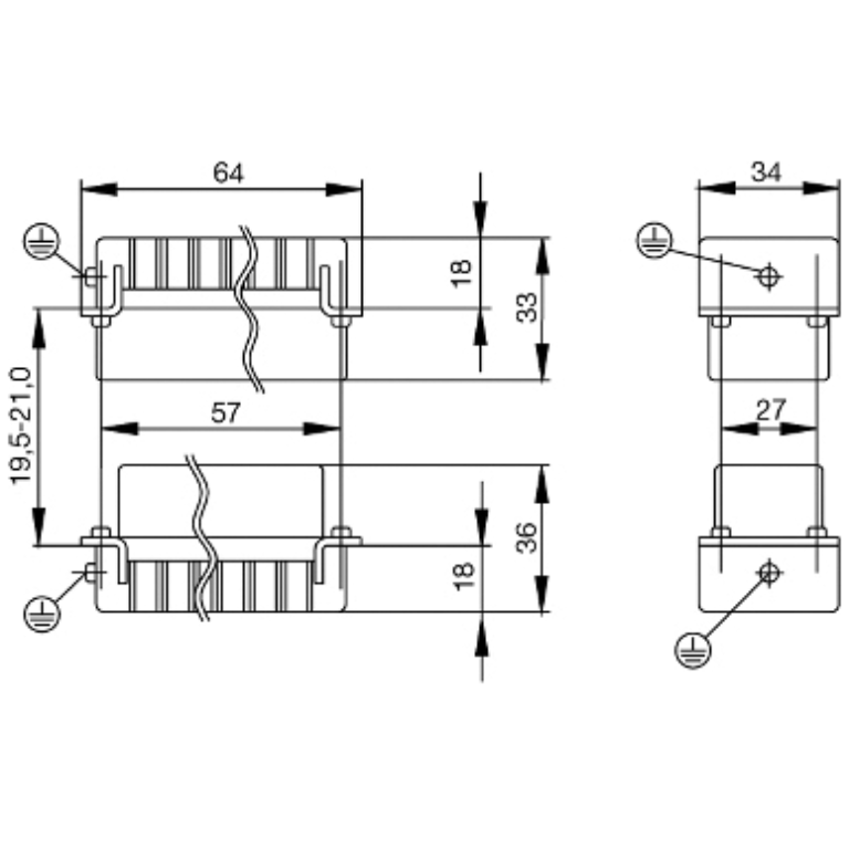 18 Pin Male Insert 16A