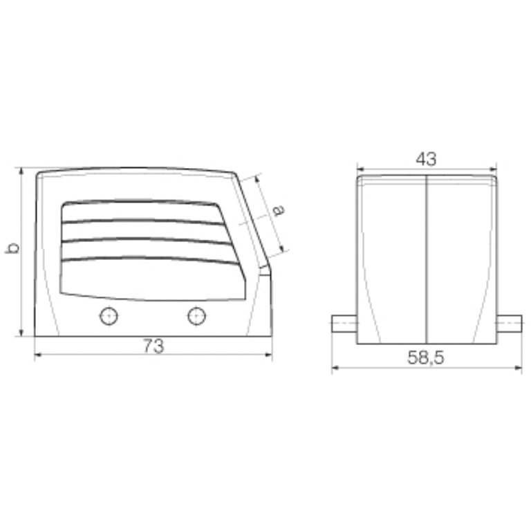 10 Pin Hood Side Entry