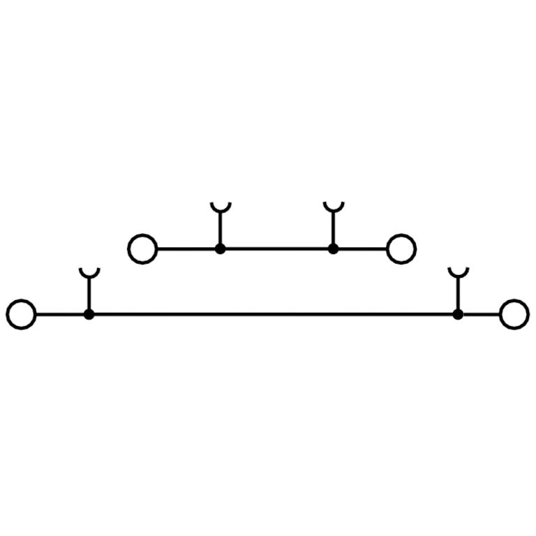 Feed Through Terminal Double Tier ZDK 1.5