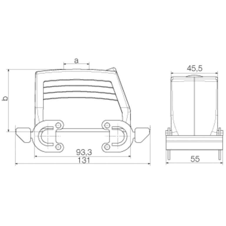 16 Pin Hood Top Entry M25