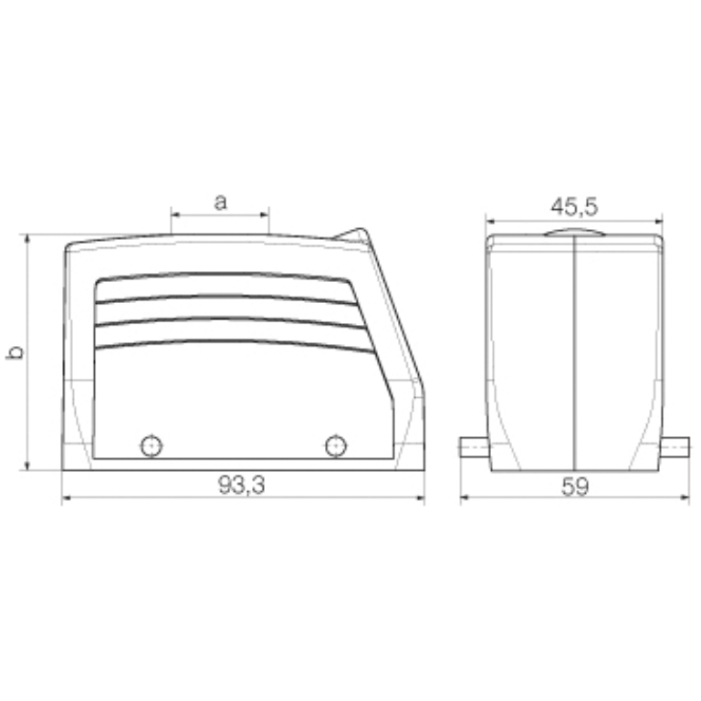 16 Pin Hood Top Entry M25