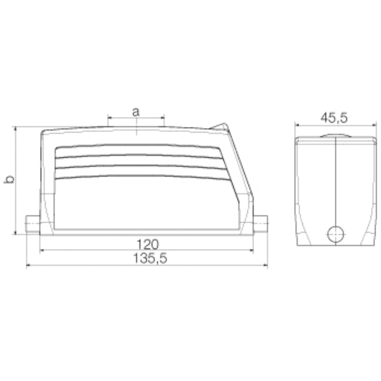 24 Pin Hood Top Entry