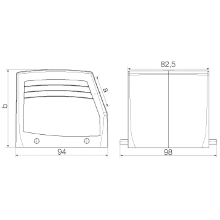 32 Pin Hood Side Entry M32