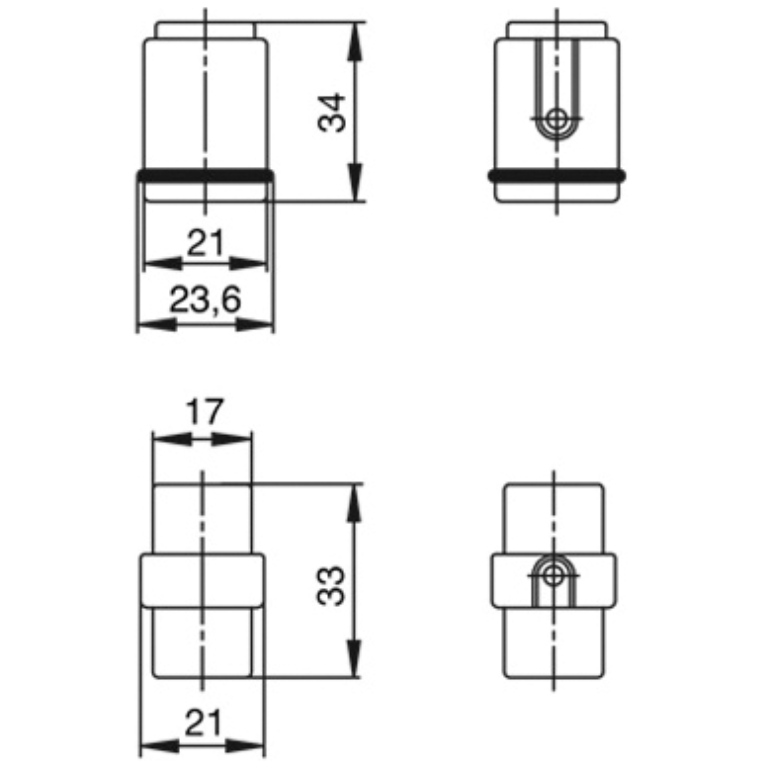 7 Pin Male Crimp Connection